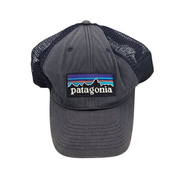 Patagonia Mesh Snap Back Gray Trucker Hat - Picture 1 of 7